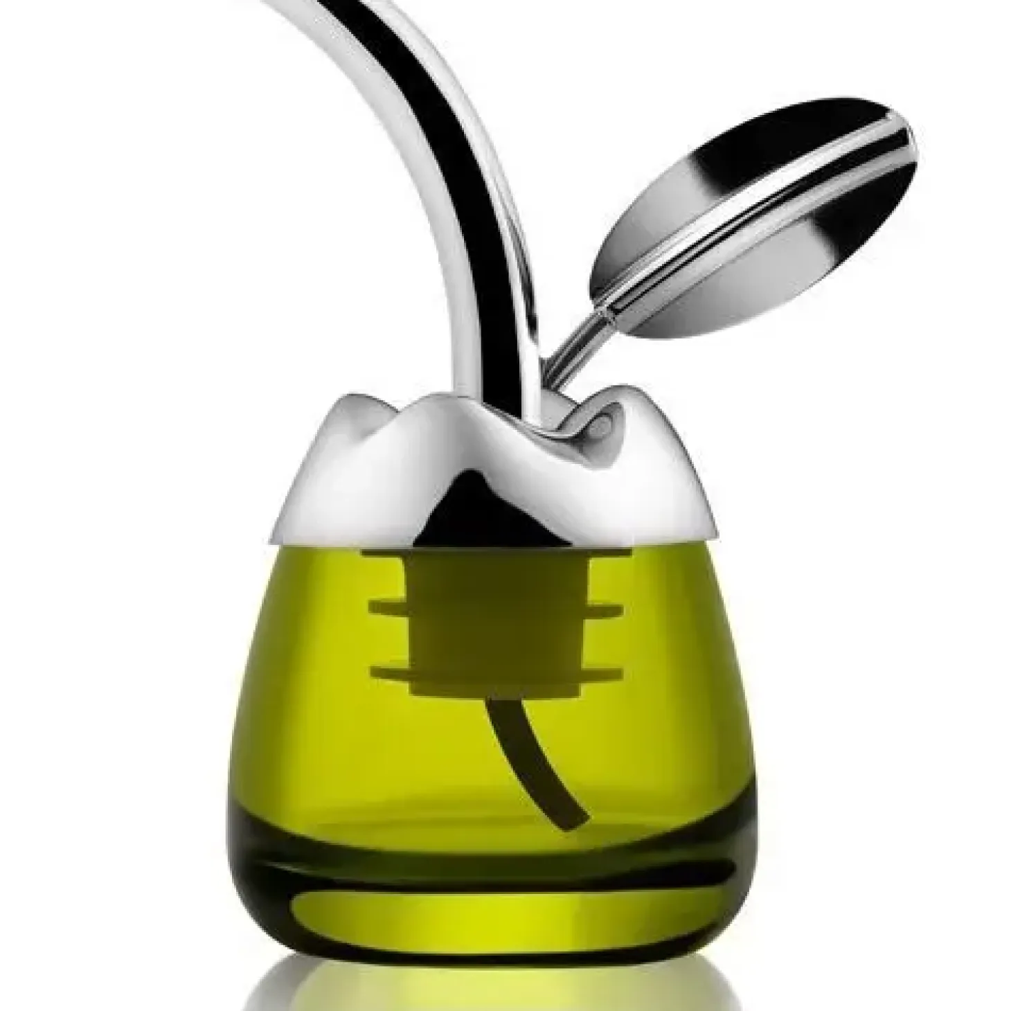 Alessi - Fior D'olio - olivenolie skænkeprop - Stål