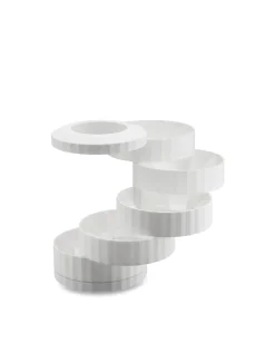 Alessi - Kaffekapselholder - Plissé - Hvid
