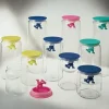 Alessi - Opbevaringsglas - Gianni - Sort låg m. figur - 140cl