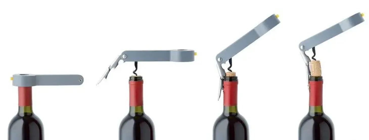 Alessi - Proptrækker - NOE - Sommelier Corkscrew i hvid aluminium