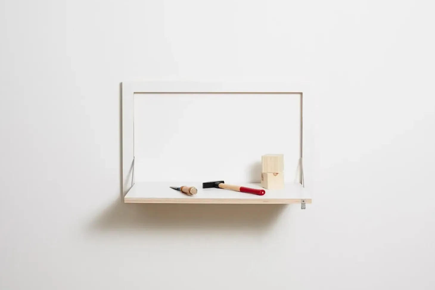 Ambivalenz - Fläpps - Vægskrivebord - Secretary - Hvid - 80x50 cm
