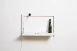 Ambivalenz - Fläpps - Vægskrivebord - Secretary - Hvid - 80x50 cm
