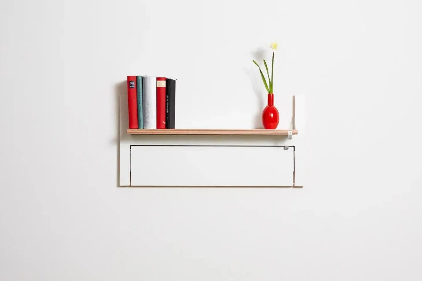 Ambivalenz - Fläpps Hylde - 80 x 40 cm - Sort birk