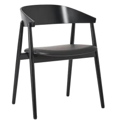 Andersen Furniture - AC2 Armstol - Bøg - Sort m. sort polstring