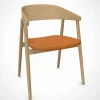 Andersen furniture - AC2 Armstol - EG Mat Lak, cognac Læder