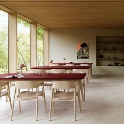 Andersen furniture - AC2 Armstol - Eg Hvidpigmenteret Mat Lak