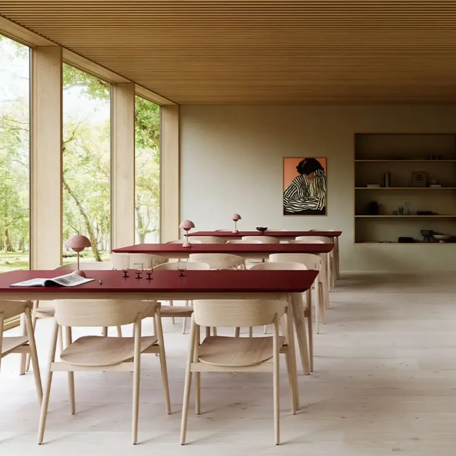 Andersen furniture - AC2 Armstol - Eg Hvidpigmenteret Mat Lak