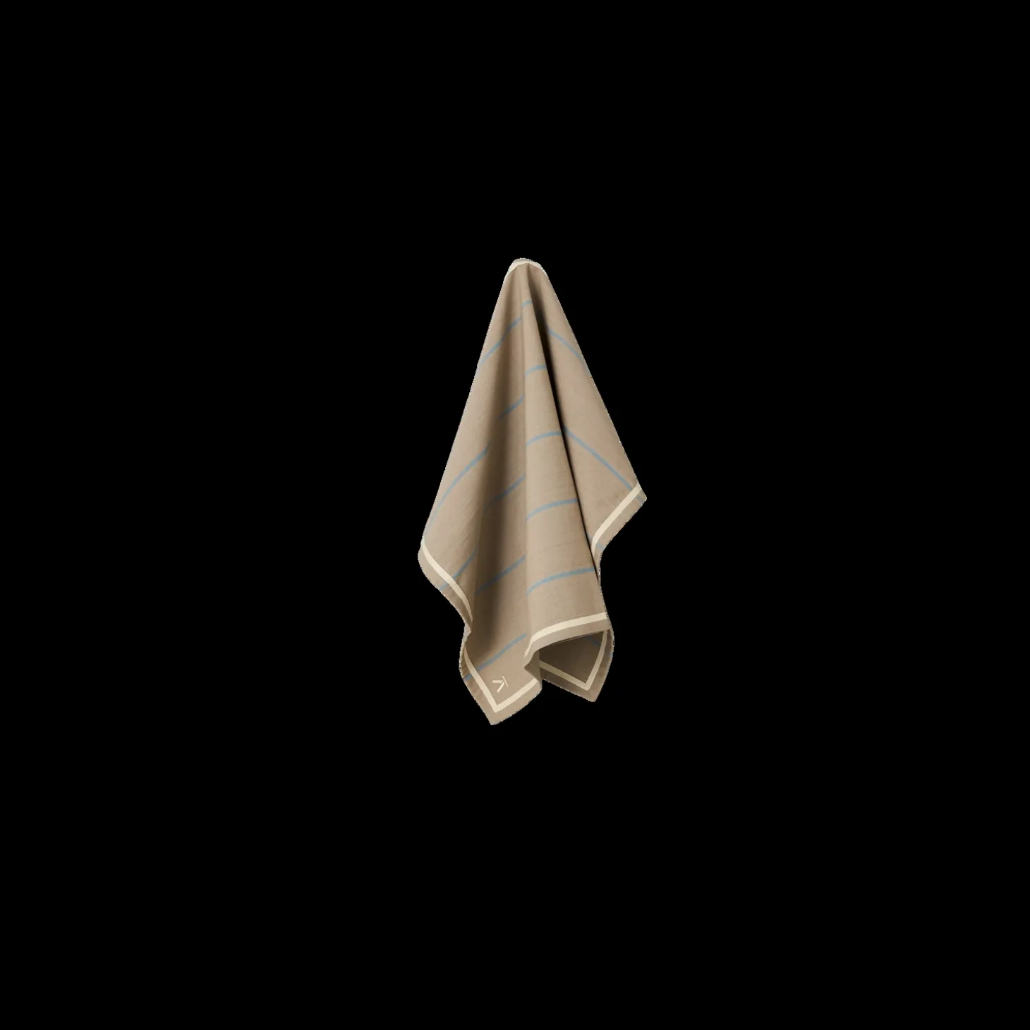 Andersen Furniture - Andersen Viskestykke - Beige/Blå