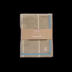 Andersen Furniture - Andersen Viskestykke - Beige/Blå