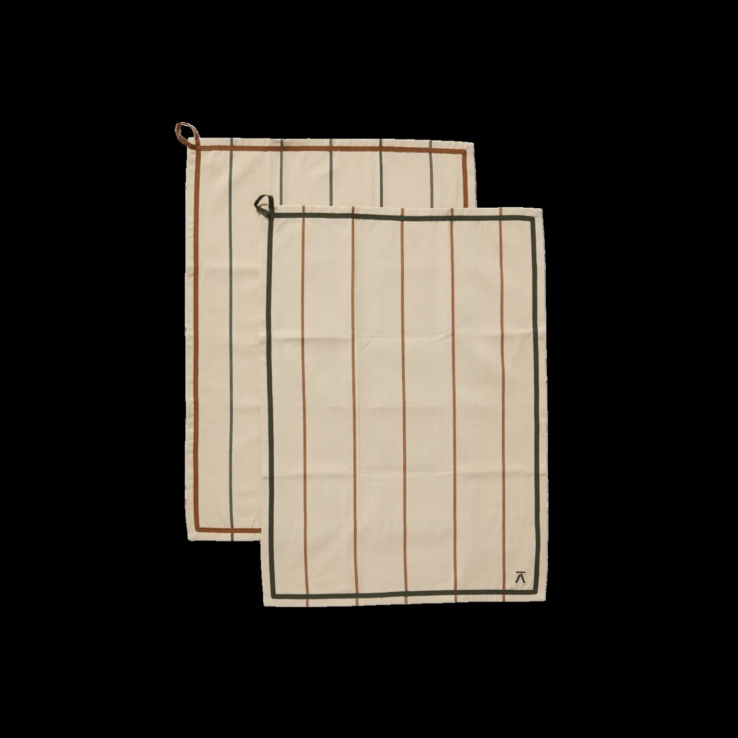Andersen Furniture - Andersen Viskestykke - Grøn/Brun