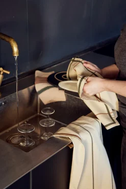 Andersen Furniture - Andersen Viskestykke - Grøn/Brun
