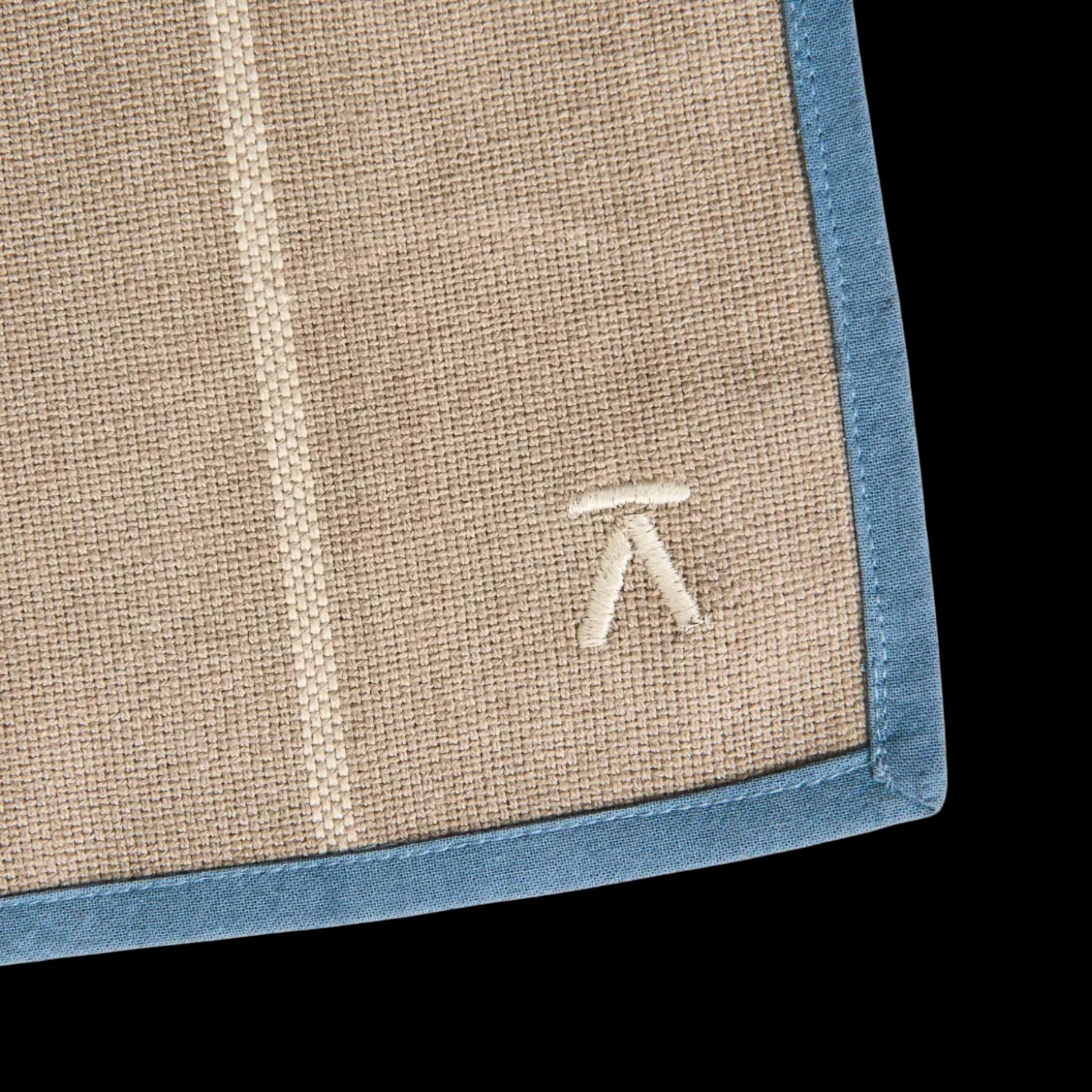 Andersen Furniture - Andersen Dækkeserviet - Beige/Blå