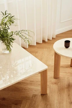 Andersen Furniture - Evoke Coffee Table - Eg/Marmor - Ø55 cm
