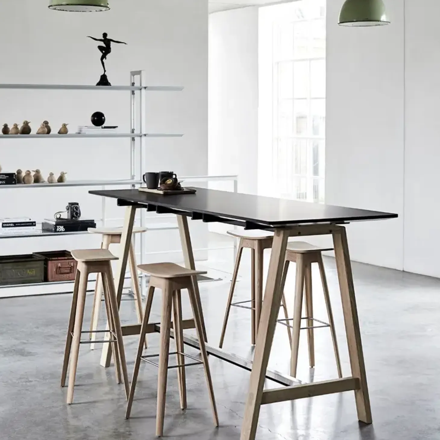 Andersen Furniture - HC1 barstol - Eg med finer sæde