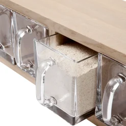 Andersen Furniture - Hylde - A-Organizer Shelf - 4 skuffer - Eg - L17 x B52 x H18 cm