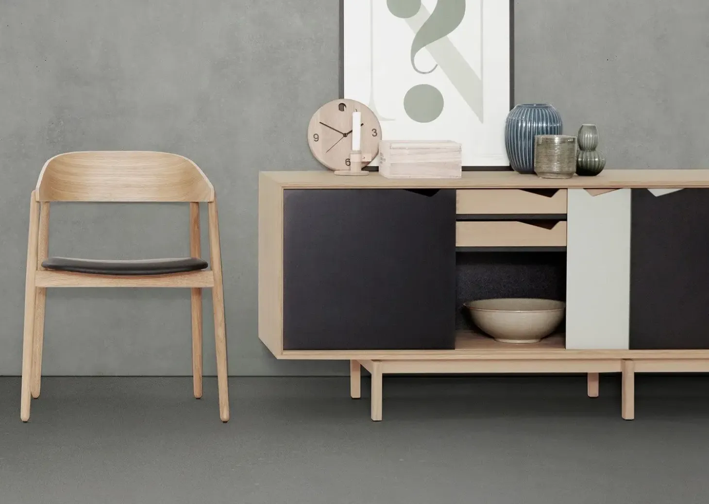 Andersen Furniture - Ur "Wood Time" (Ø 22 cm)