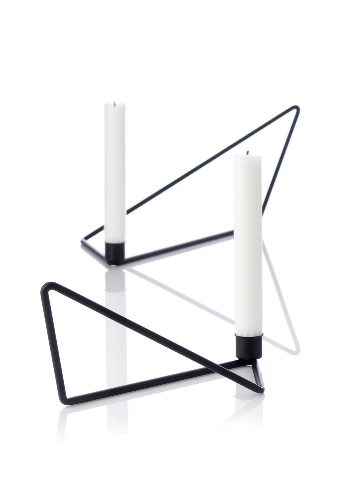 Applicata - "Folded" Lysestage - Large - Sort