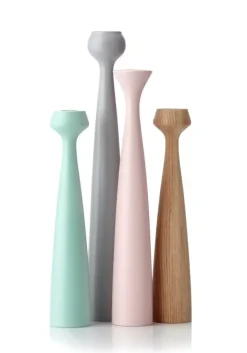 Applicata - Lysestage - Blossom Tulip - City grey/Grå - H:33,5 cm