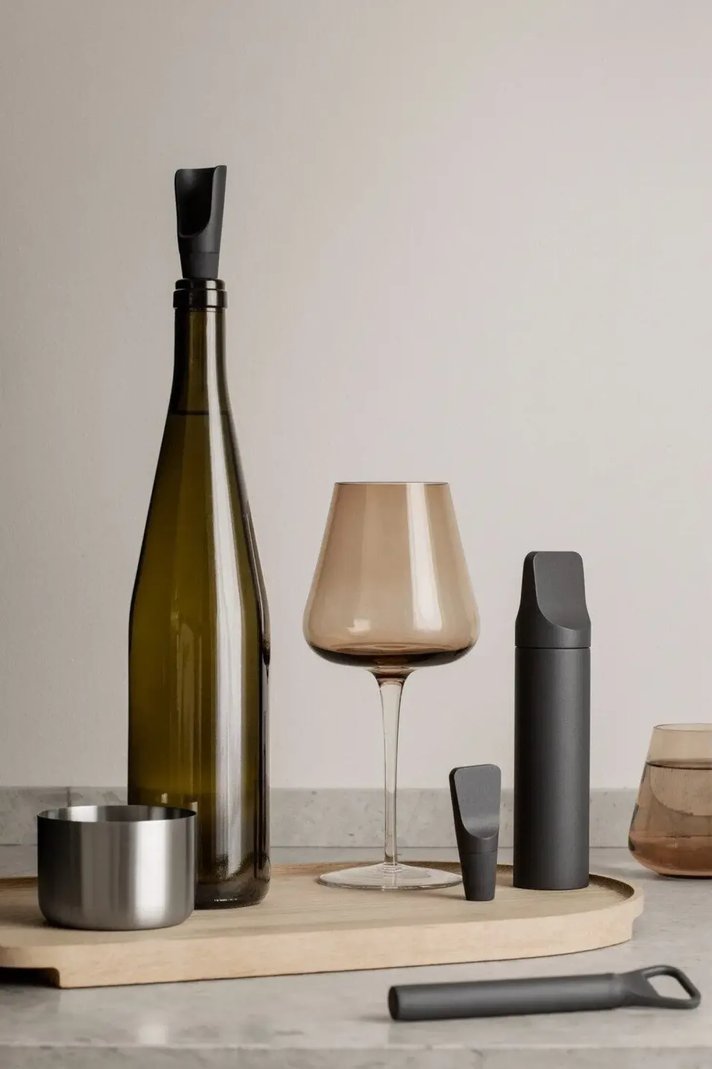 Blomus - 4- pc Wine Accessories Set - ILO - Magnet