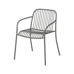 Blomus - Armchair - YUA WIRE - Granite Grey