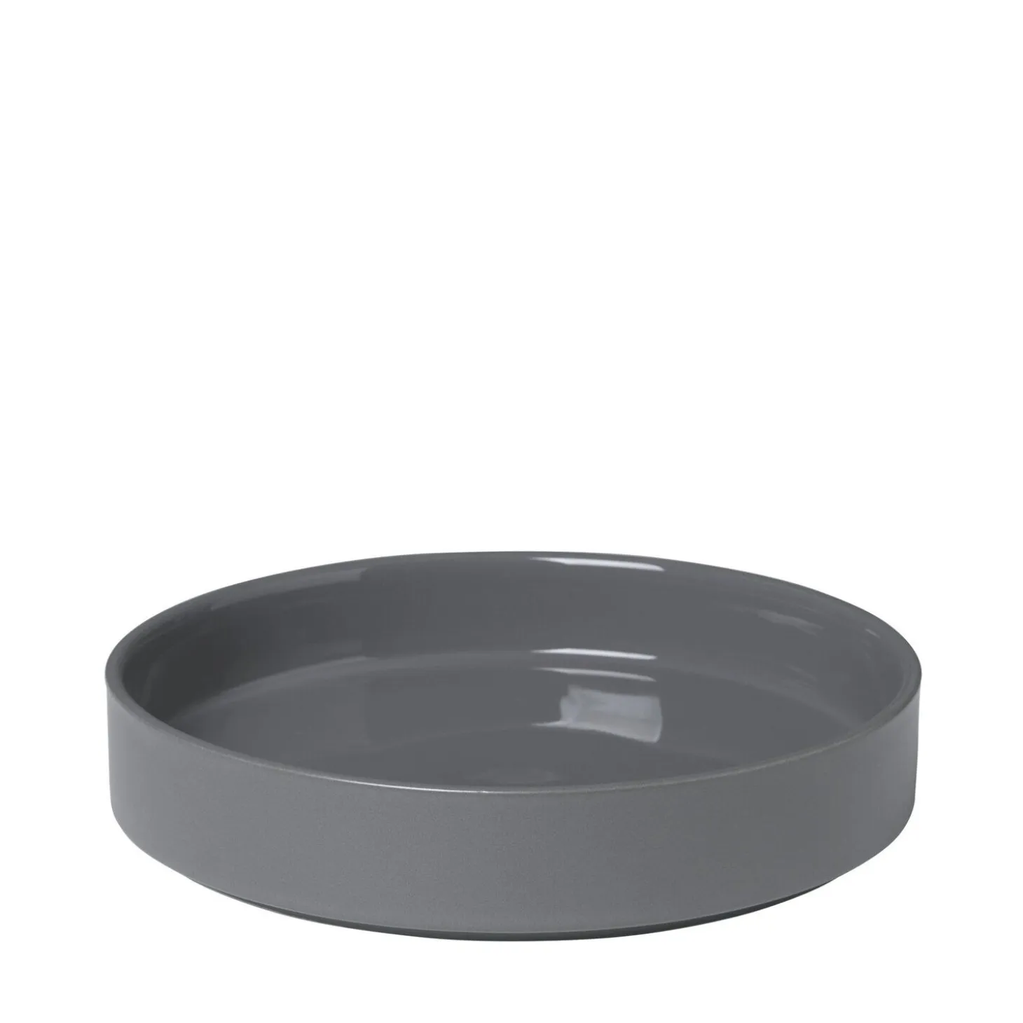 Blomus - Deep Plate - Pewter - PILAR