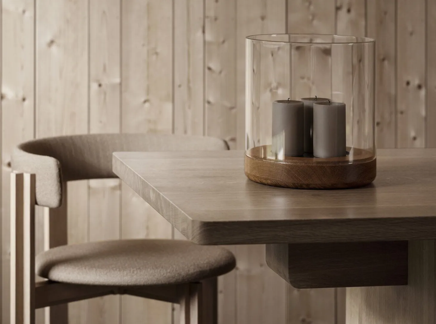 Blomus - Hurricane Lamps XL - Oak - LANTO