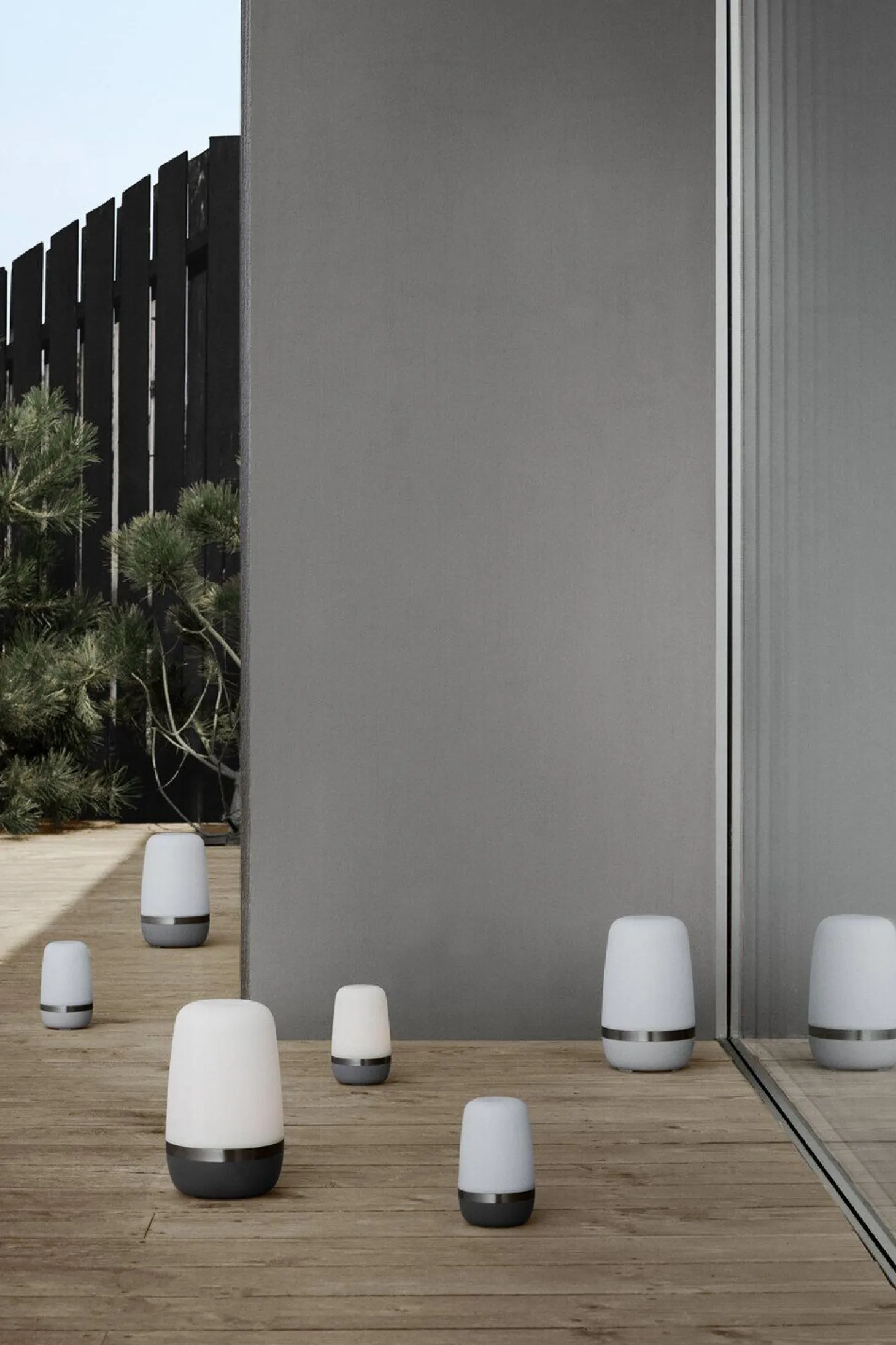 Blomus - LED Outdoor Lamp - Warm Gray - SPIRIT
