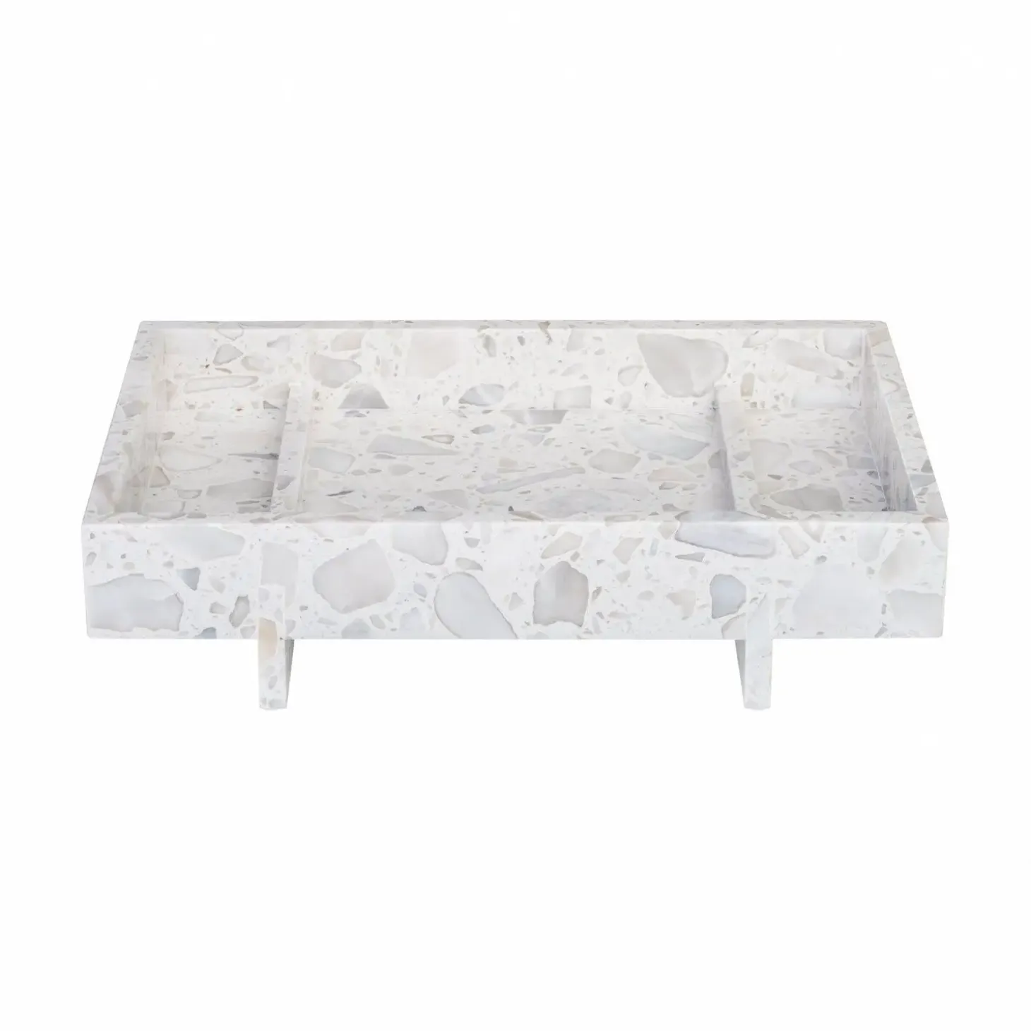 Blomus - Marble Tray - Nimbus Cloud - ABENTO - H18 x L7,5 x W30 cm