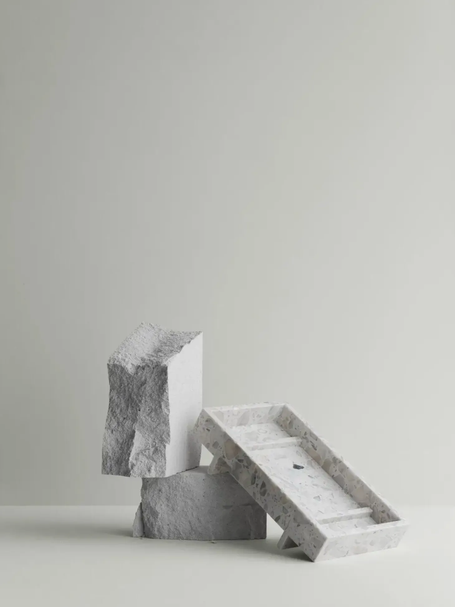 Blomus - Marble Tray - Nimbus Cloud - ABENTO - H18 x L7,5 x W30 cm