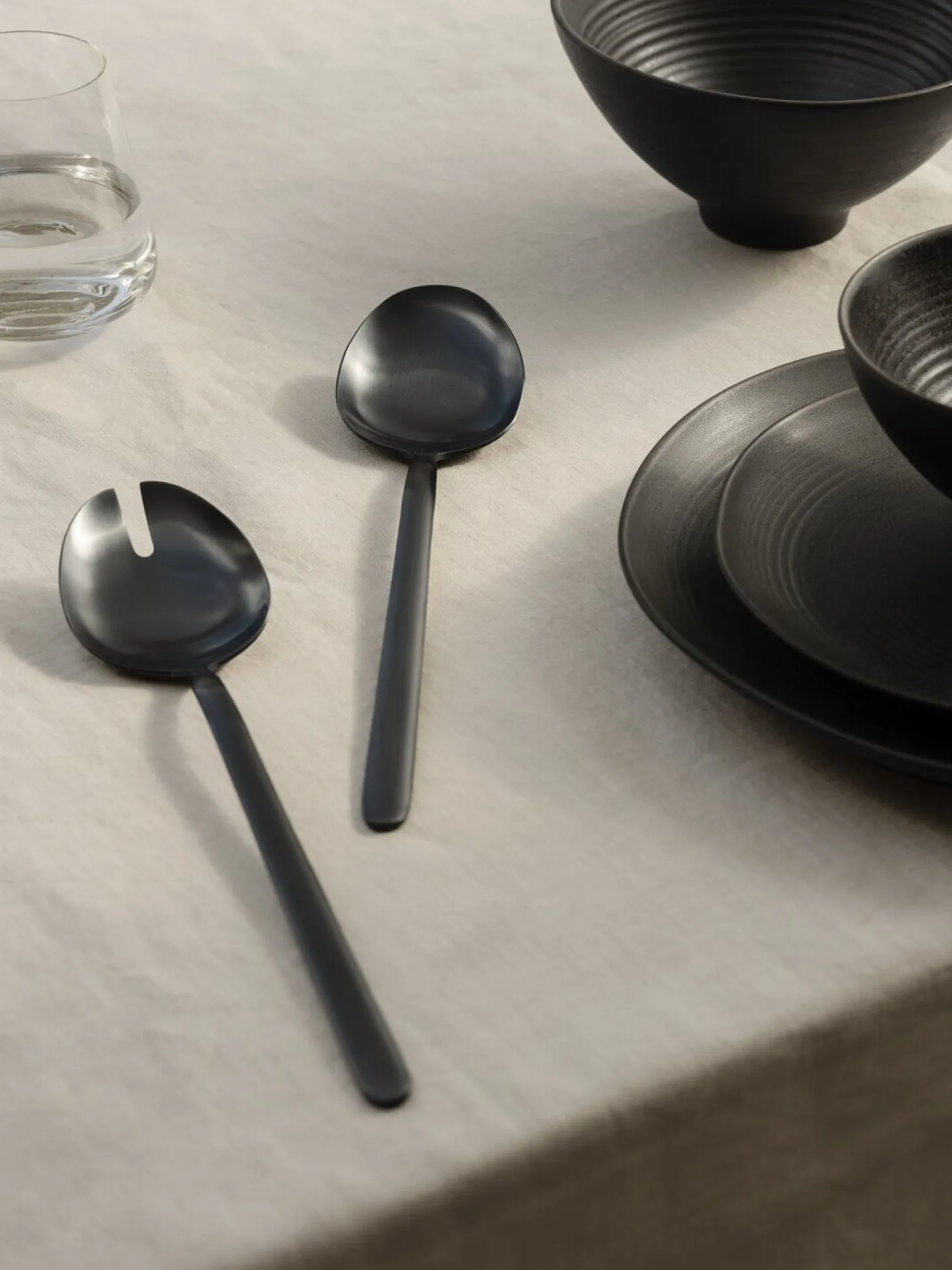 Blomus - Salad Servers - STELLA - Black