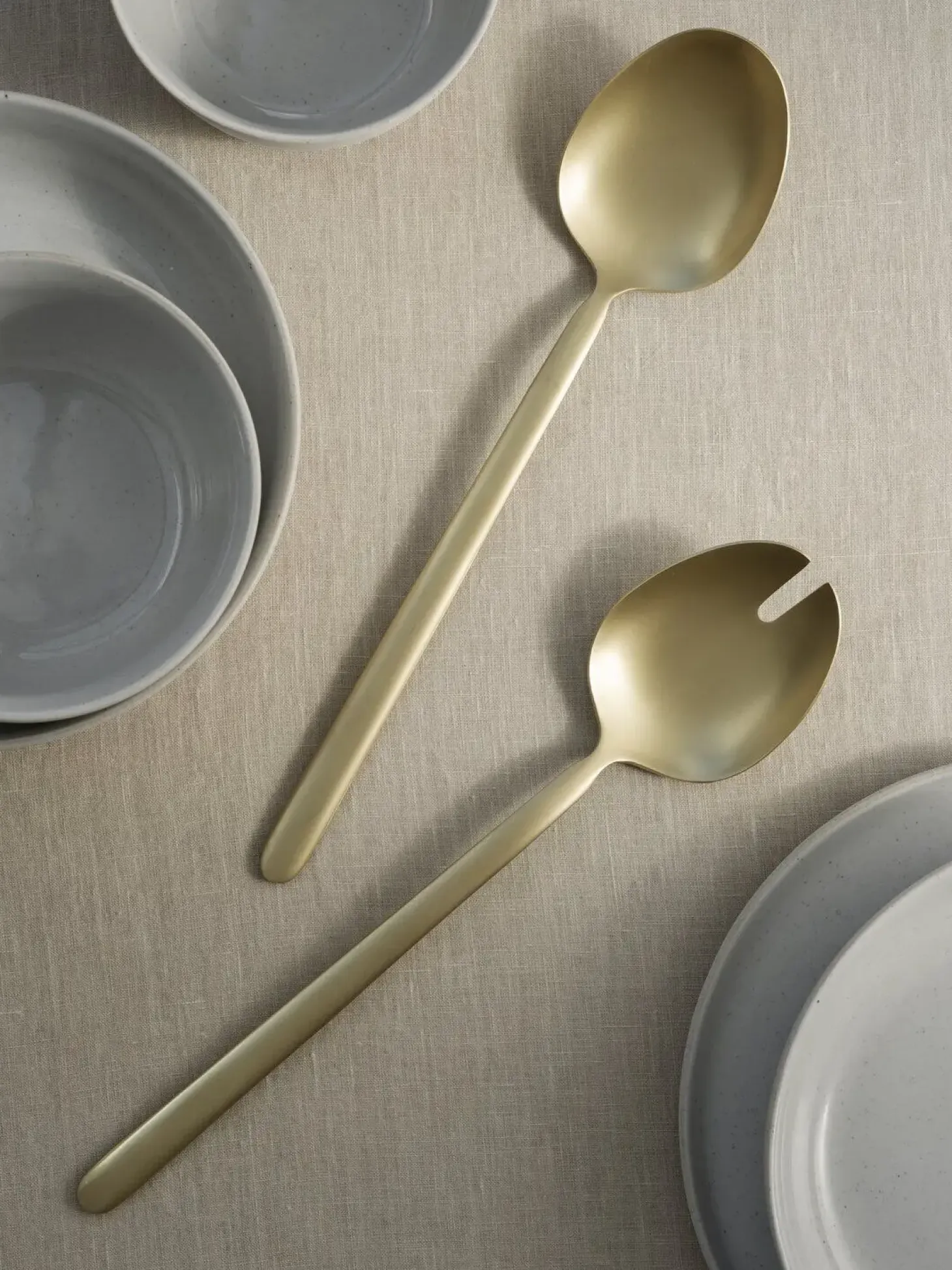 Blomus - Salad Servers - STELLA - Champagne