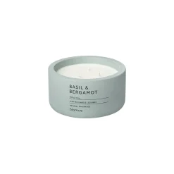 Blomus - Scented Candle - Basil & Bergamot - Pine Gray - FRAGA