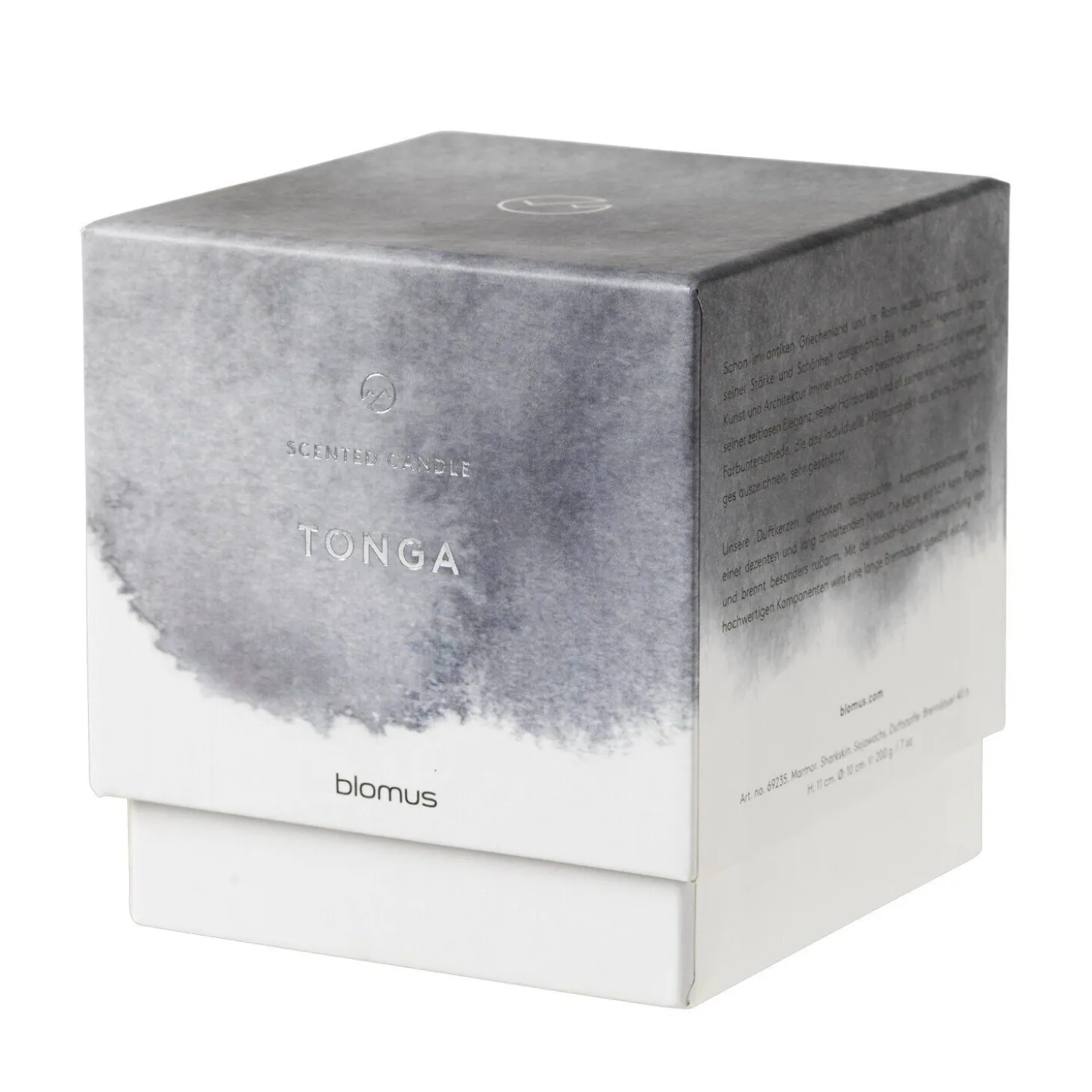 Blomus - Scented Marble Candle - Sharkskin - FRABLE