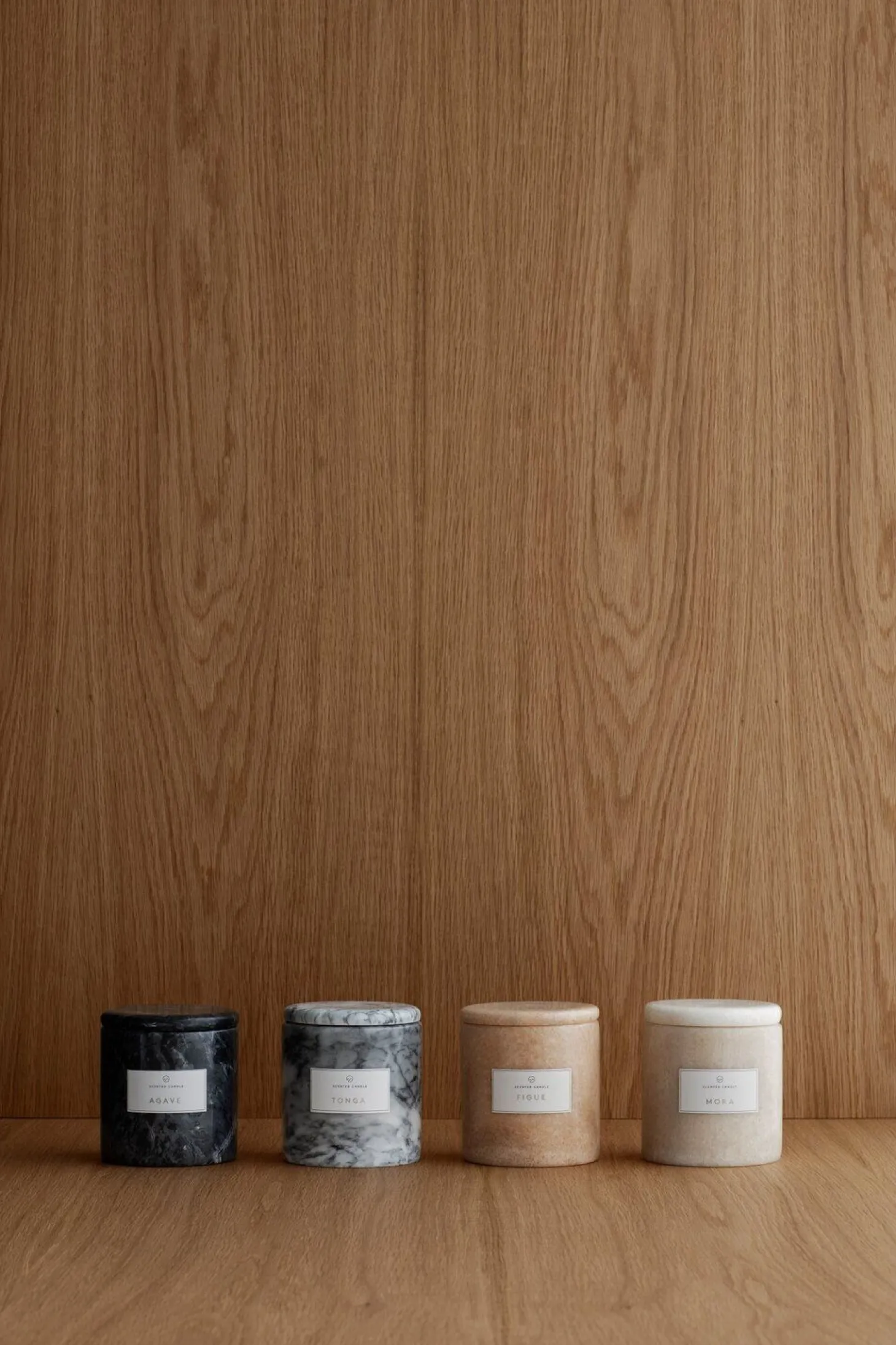 Blomus - Scented Marble Candle - Sharkskin - FRABLE