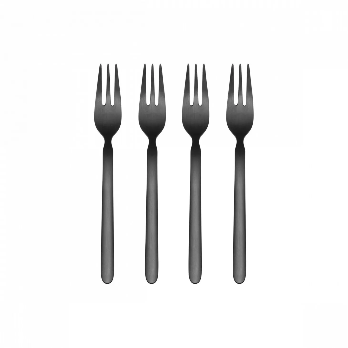 Blomus - Set 4 Cake Forks - STELLA - Black