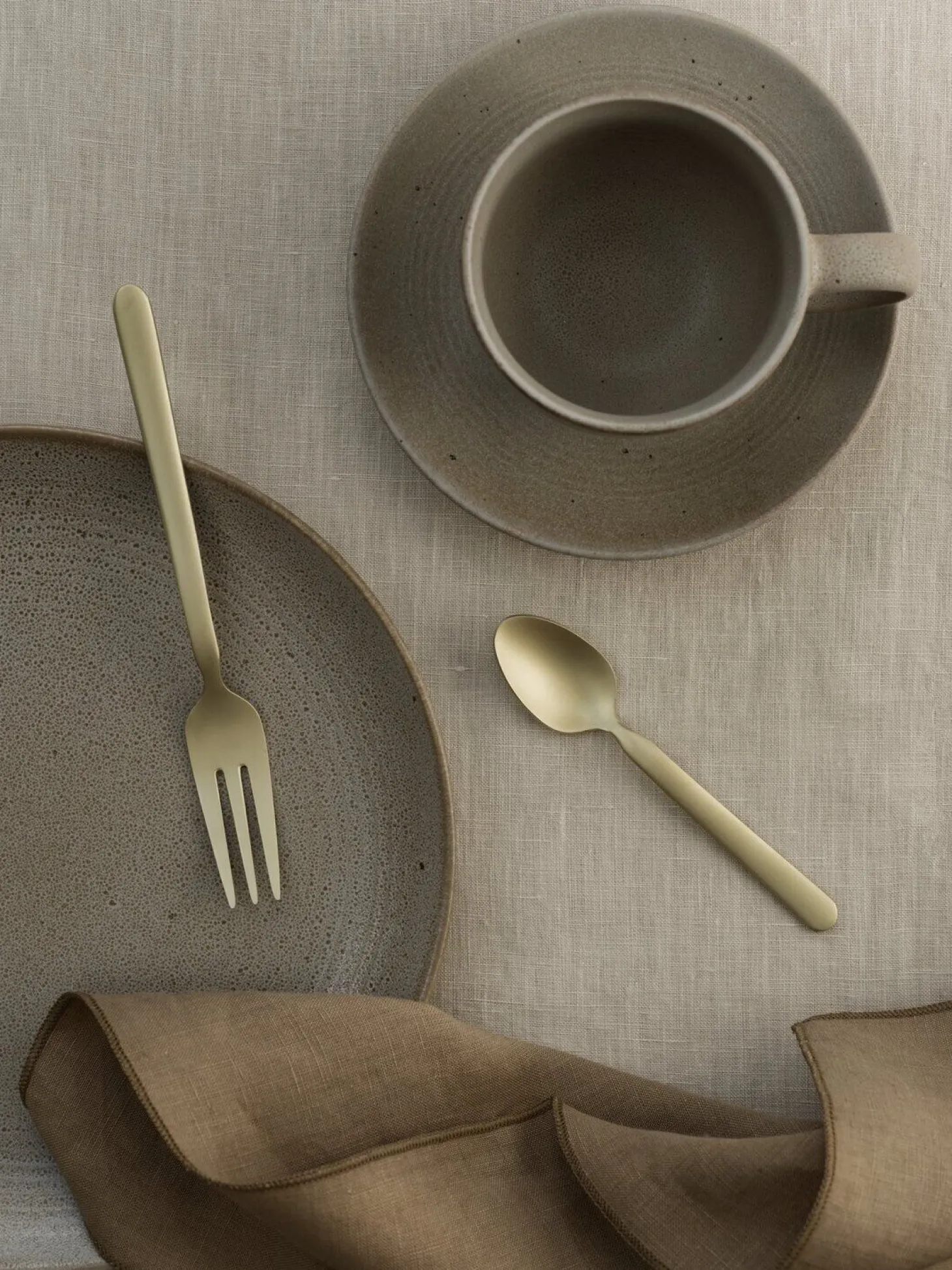 Blomus - Set 4 Cake Forks - STELLA - Champagne