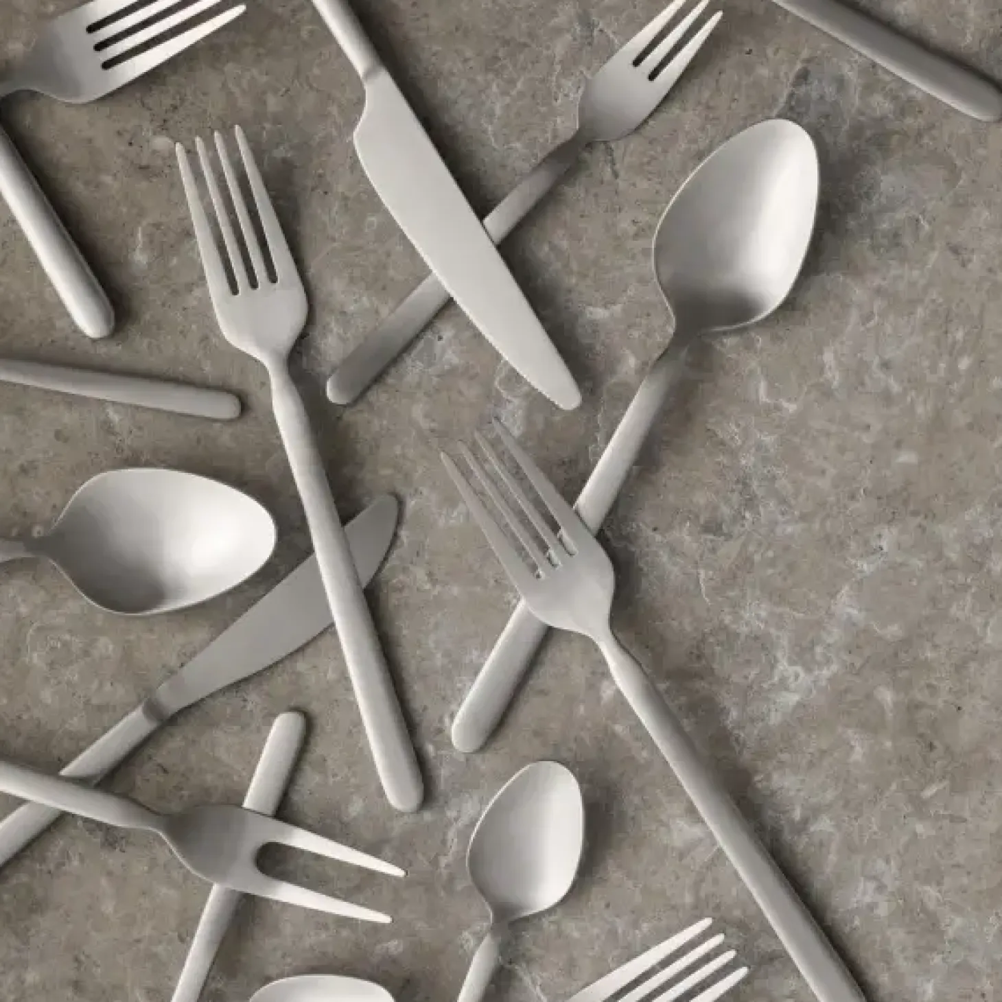 Blomus - Set of 4 Cake Forks - - STELLA