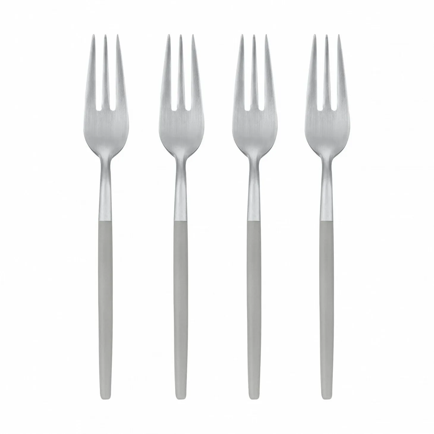 Blomus - Set of 4 Cake Forks - Mourning Dove - MAXIME