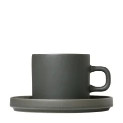 Blomus - Set of 2 Coffee Cups - Agave Green - PILAR