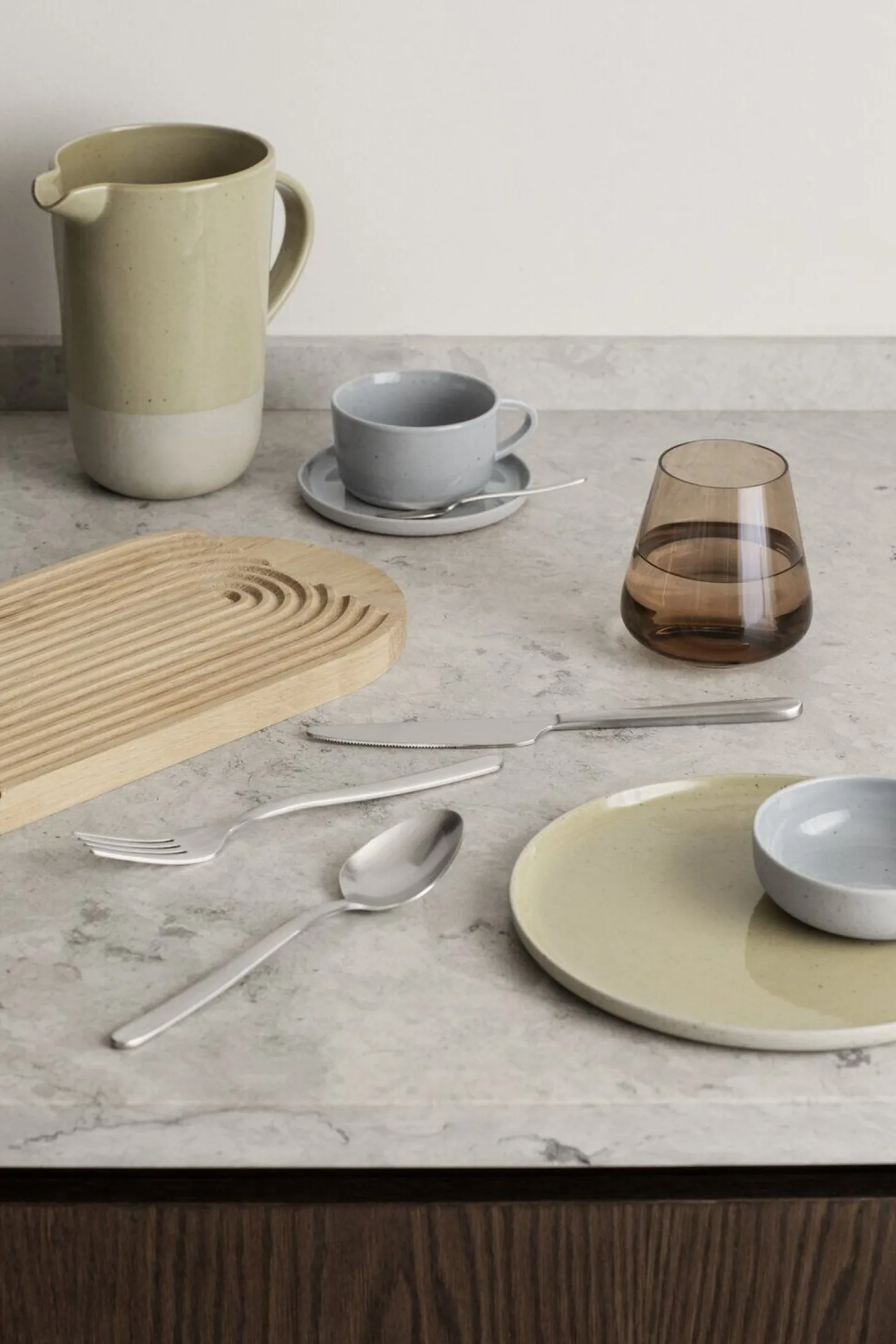 Blomus - Set of 2 Coffee Cups, 4 pcs. - Stone - SABLO