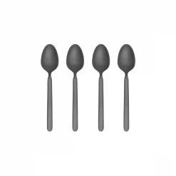 Blomus - Set of 4 Espresso Spoons - STELLA - Black