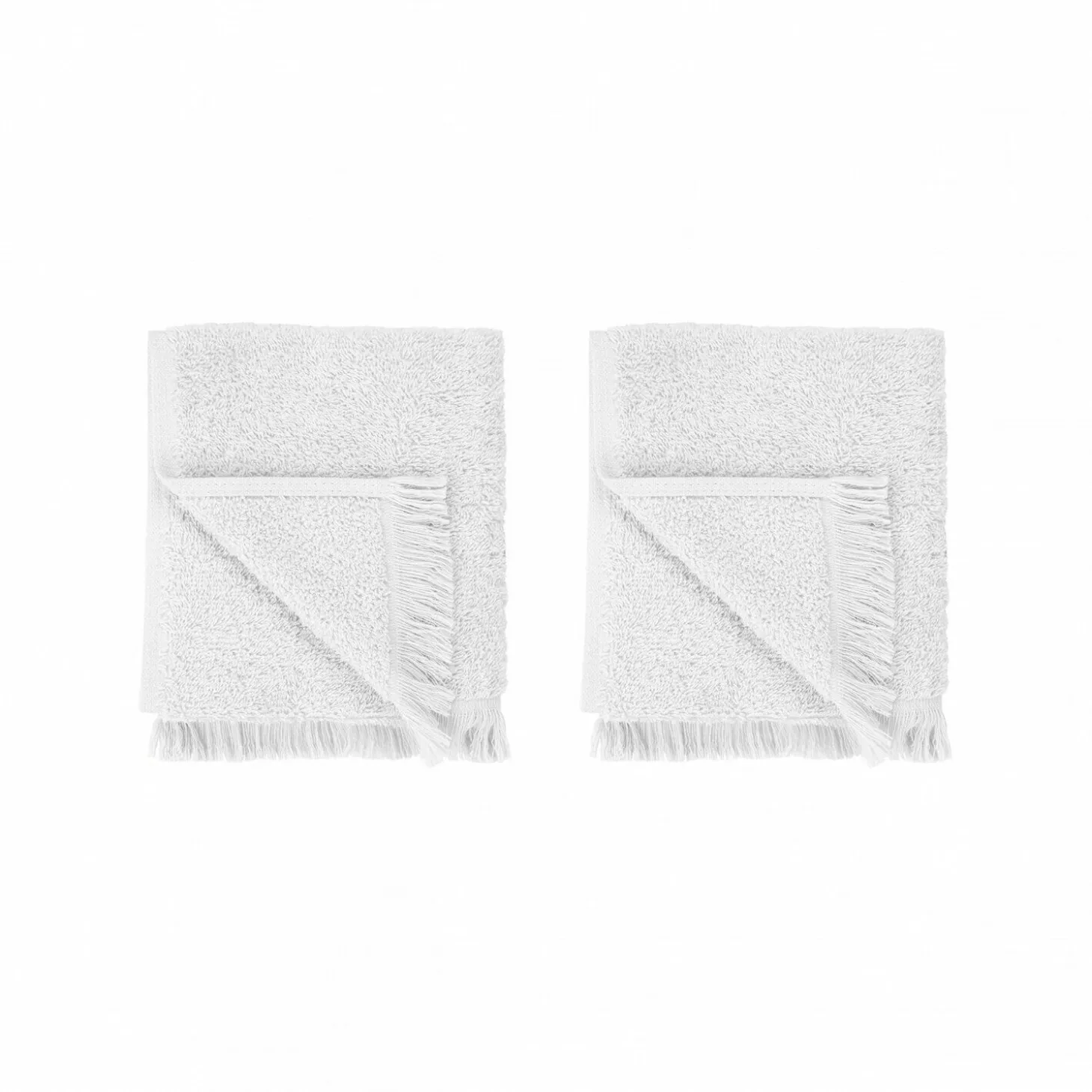 Blomus - Set of 2 Guest Hand Towels - White - FRINO