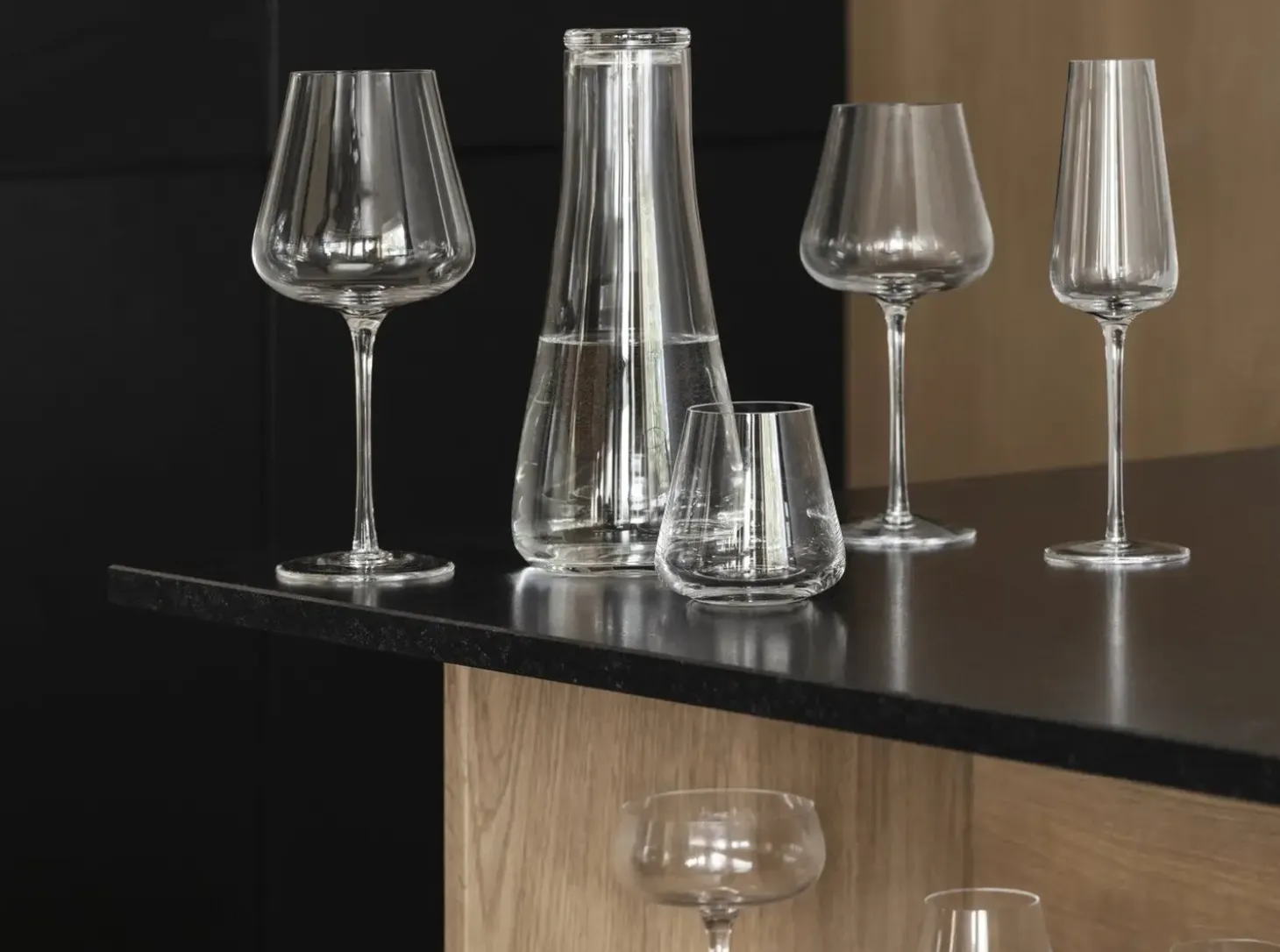 Blomus - Set of 2 Red Wine Glasses - Clear Glass - BELO