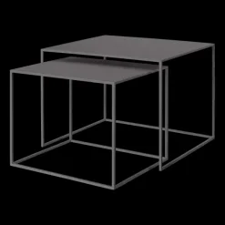 Blomus - Set of 2 Side Tables - FERA - Steel Gray