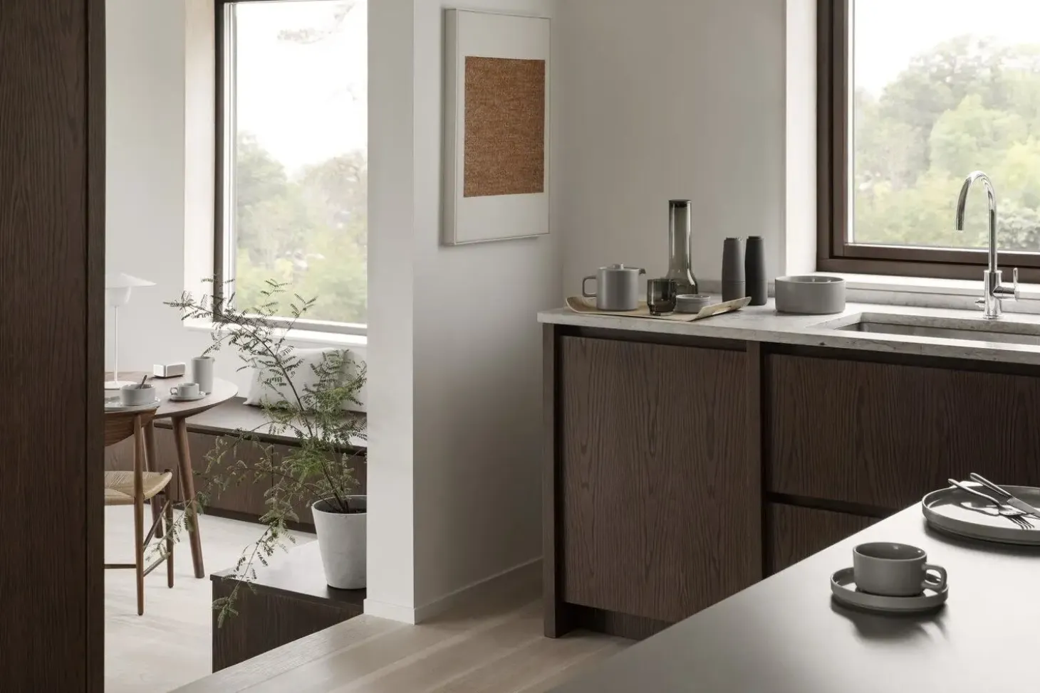 Blomus - Skål - Mio - Mirage Grey/Støvet grå (Diameter: 20 cm)