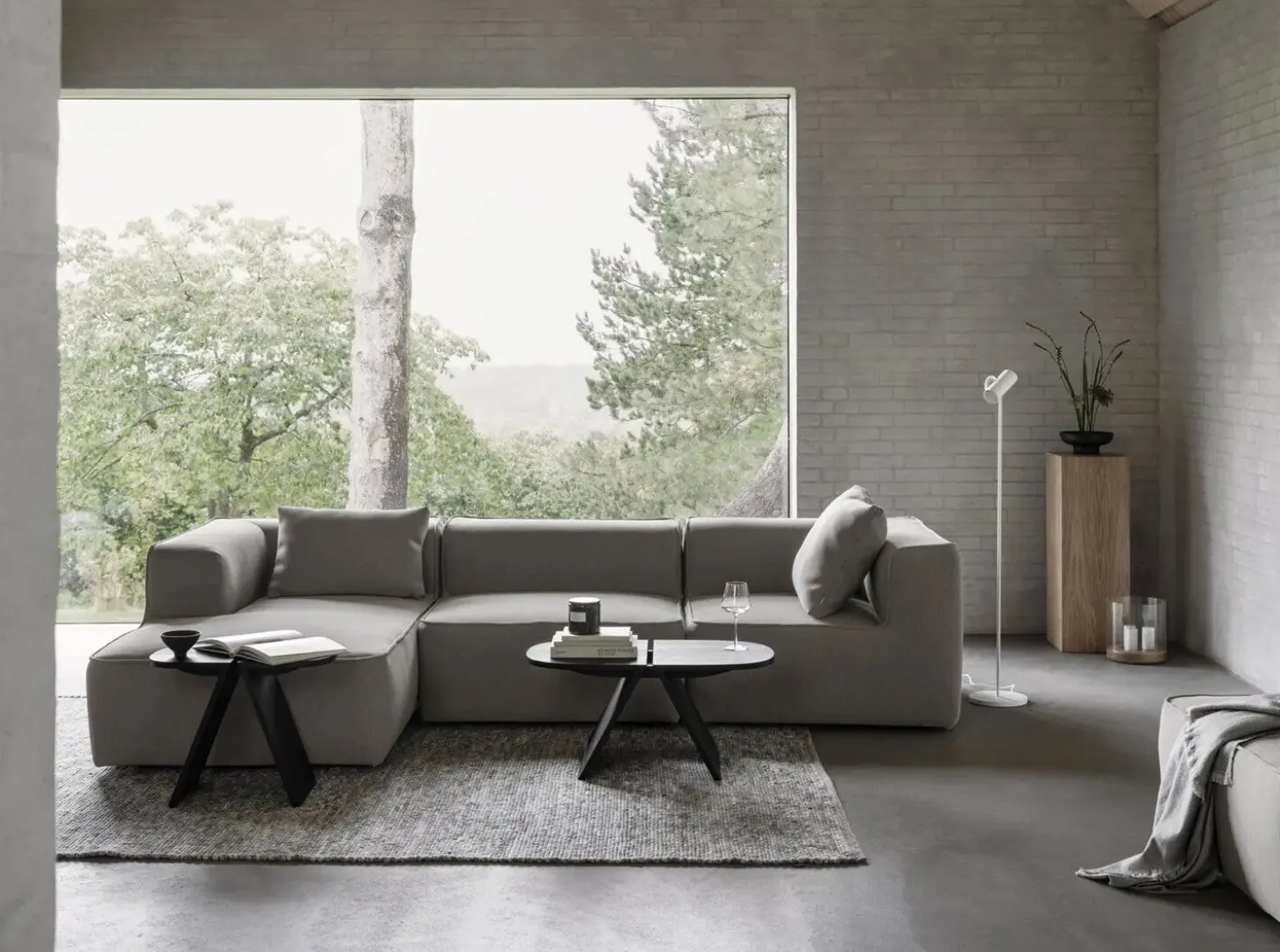 Blomus - Sofabord - Sort eg - AVIO - 83x43 cm
