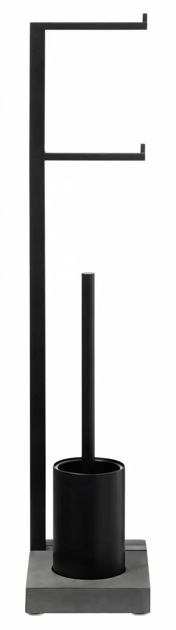 Blomus - Toilet Paper Holder and Brush - Black - MENOTO