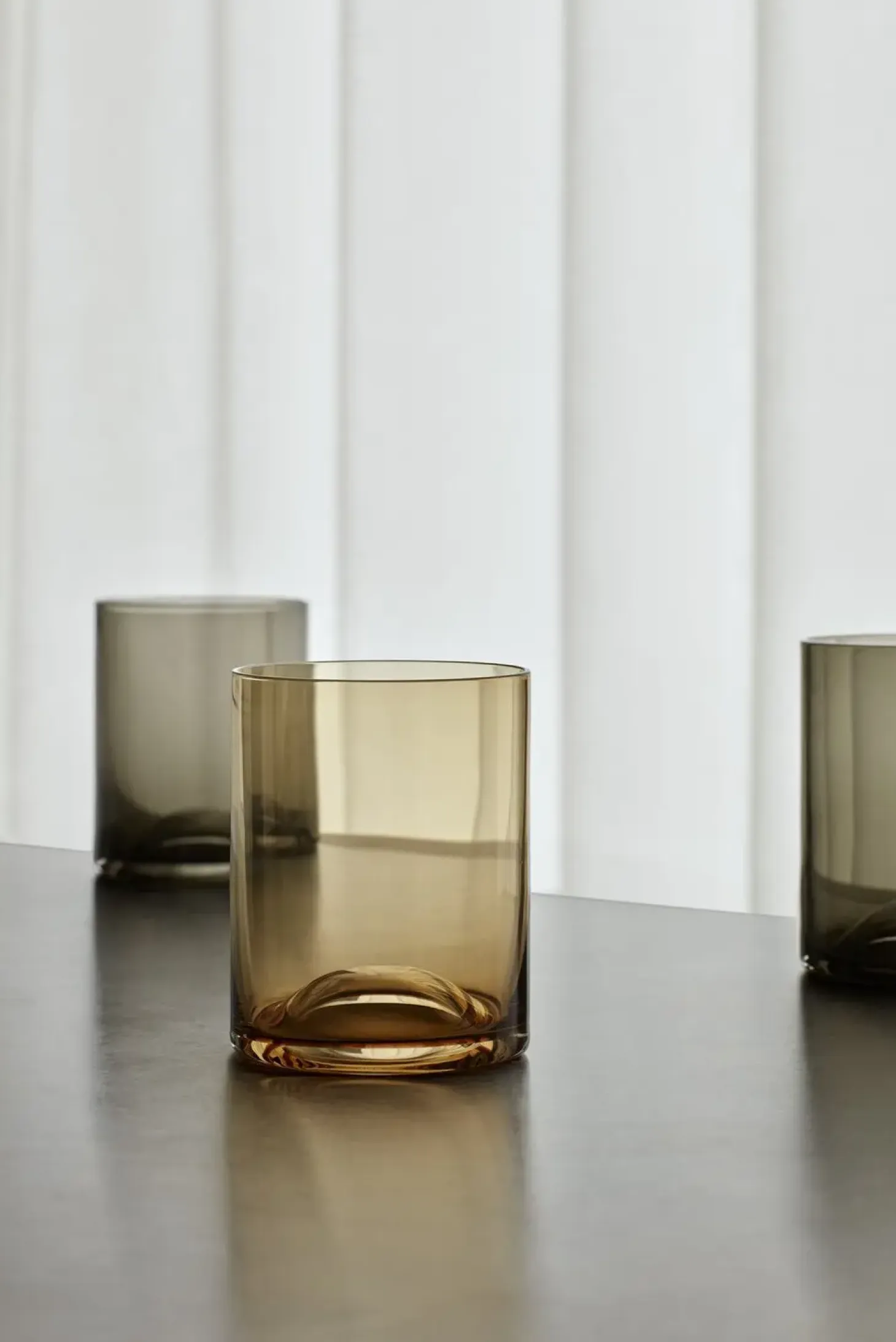 Blomus - WAVE Drikkeglas - Sort - Sæt af 2