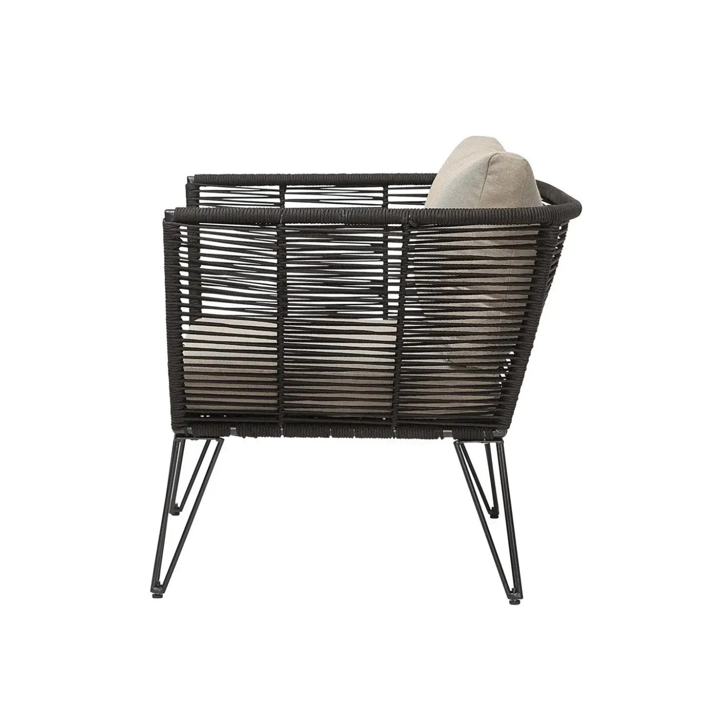 Bloomingville - Mundo Loungestol - Sort