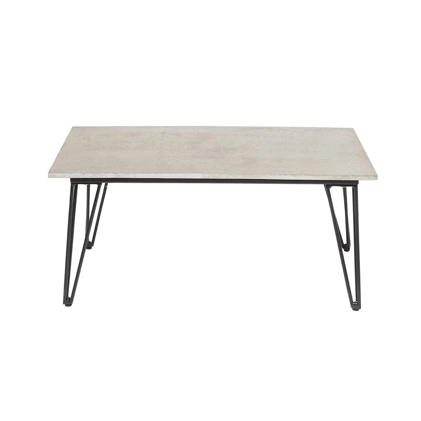 Bloomingville - Mundo sofabord - grå beton - 90 cm x 60 cm